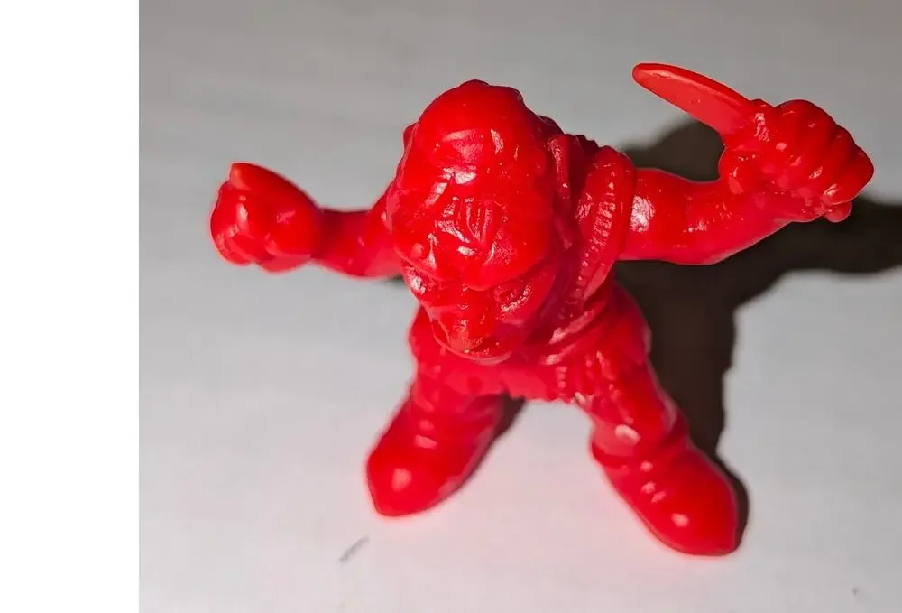 Monster In My Pocket Red Cap #25 Series 1 Matchbox Mimp Red Goblin With Knife